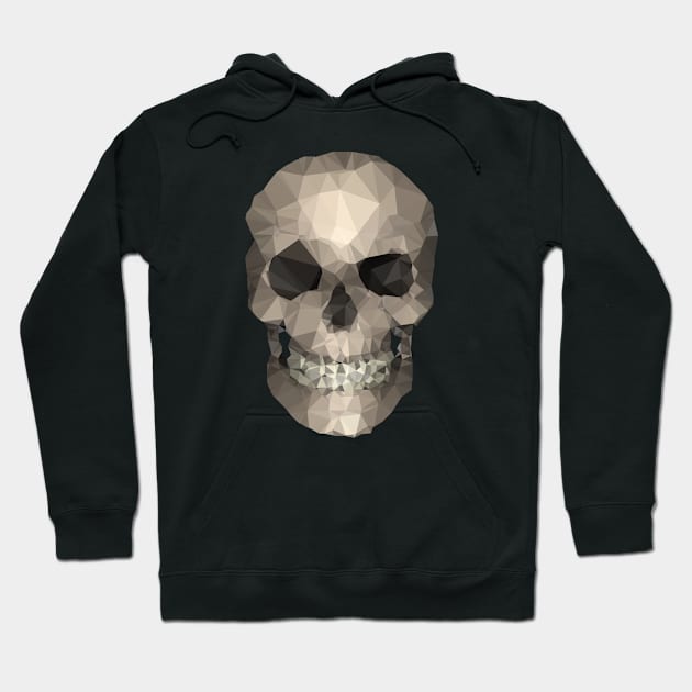 Polygons skull Hoodie by wamtees